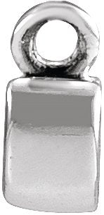 Sterling Silver 23x4.81 mm Petite Mama Script Necklace Center