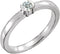 14K White Gold 1/5 CTW Natural Diamond Family Stackable Ring