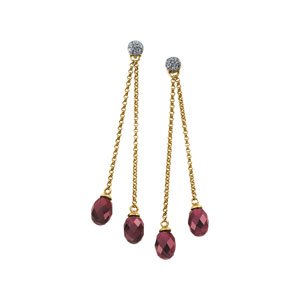 Boucles d'oreilles briolette