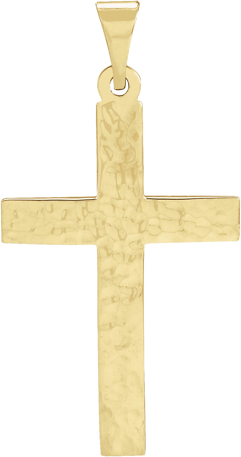 18K Yellow Gold Cross Pendant