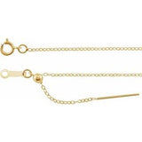 Chaîne à maillons 14K 1,1 mm