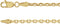 14K Yellow Gold 2.5 mm Diamond-Cut Cable 7