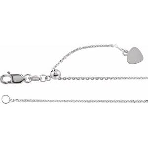 Chaîne à maillons 14K 1 mm