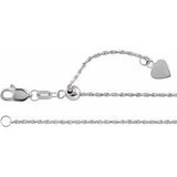 Chaîne corde 14K 1 mm