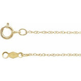 Chaîne corde 18 carats, 0,85 mm
