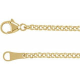 Chaîne Rolo 18 carats 2,4 mm