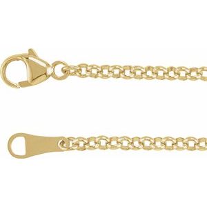 Chaîne Rolo 18 carats 2,4 mm