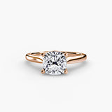 Amour Éternel – Bague de fiançailles solitaire avec diamant