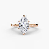 Amour Éternel – Bague de fiançailles solitaire avec diamant