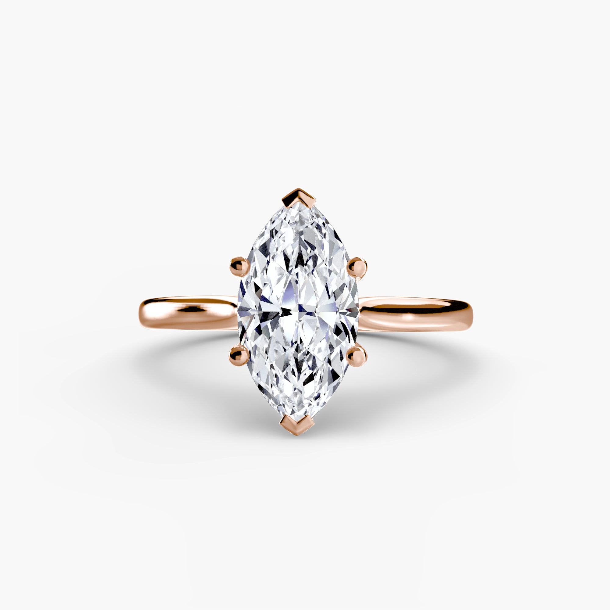 Amour Éternel – Bague de fiançailles solitaire avec diamant