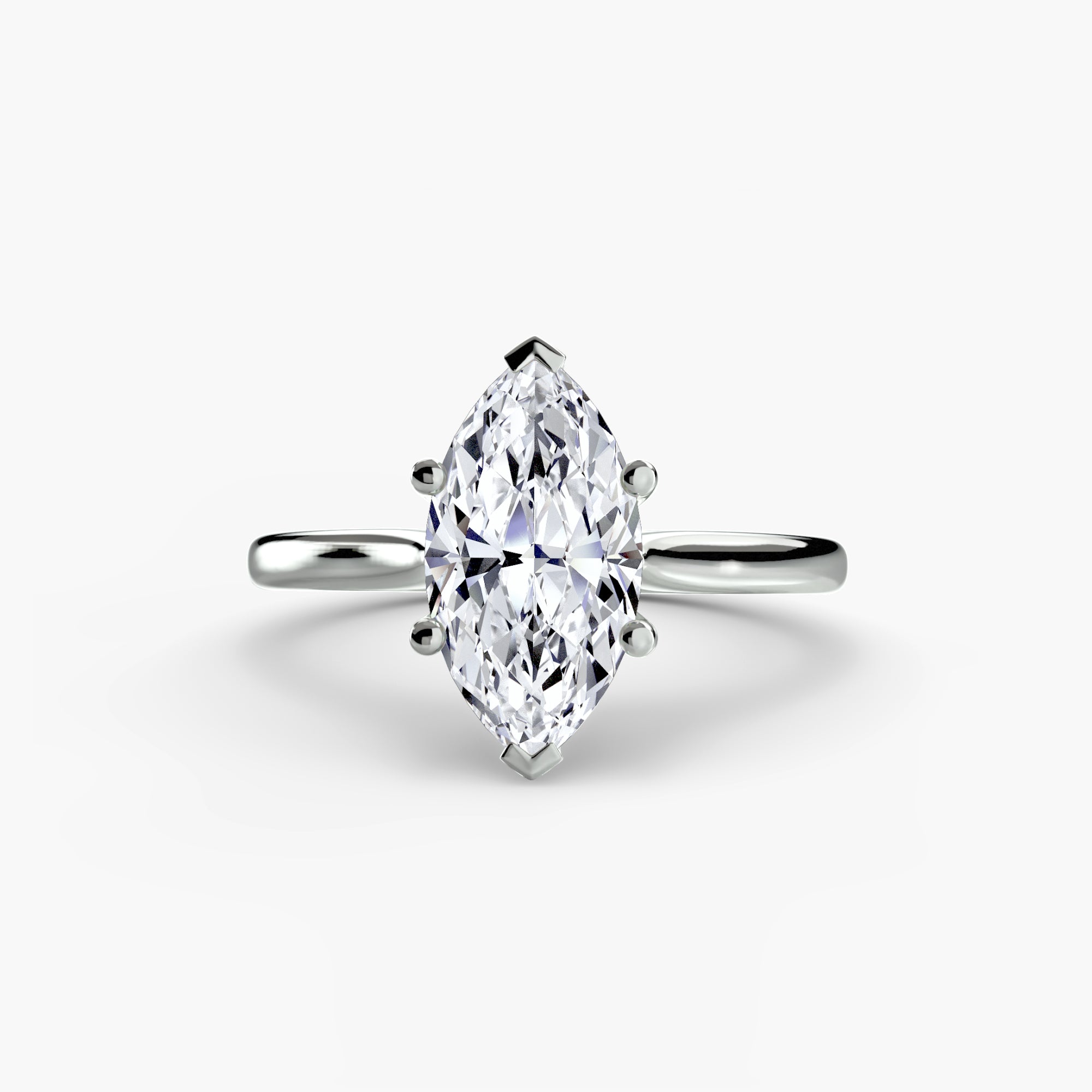 Amour Éternel – Bague de fiançailles solitaire avec diamant