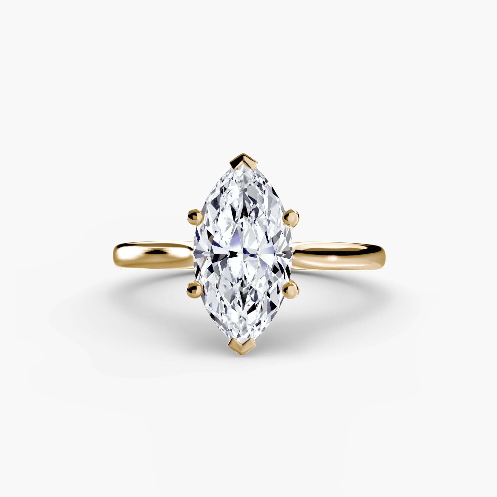 Amour Éternel – Bague de fiançailles solitaire avec diamant