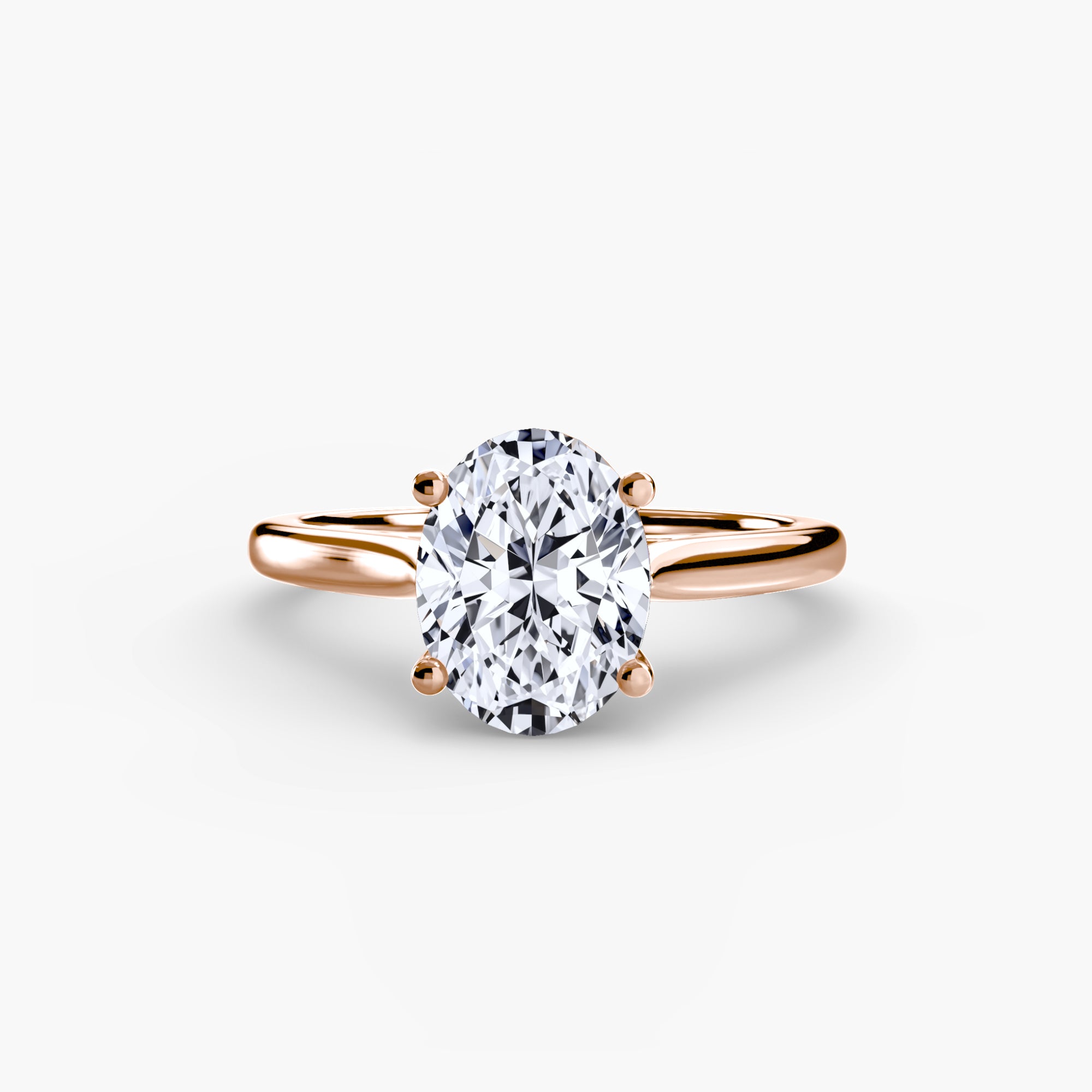 Amour Éternel – Bague de fiançailles solitaire avec diamant