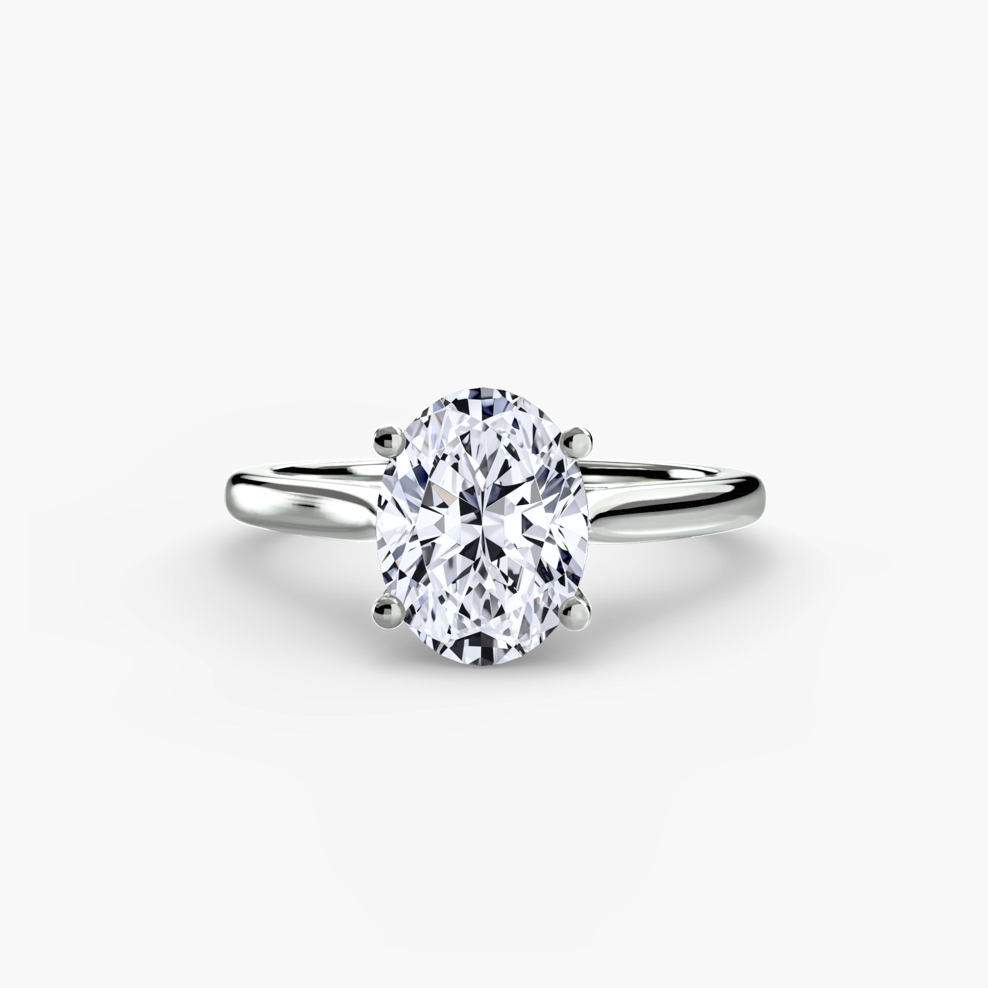 Amour Éternel – Bague de fiançailles solitaire avec diamant