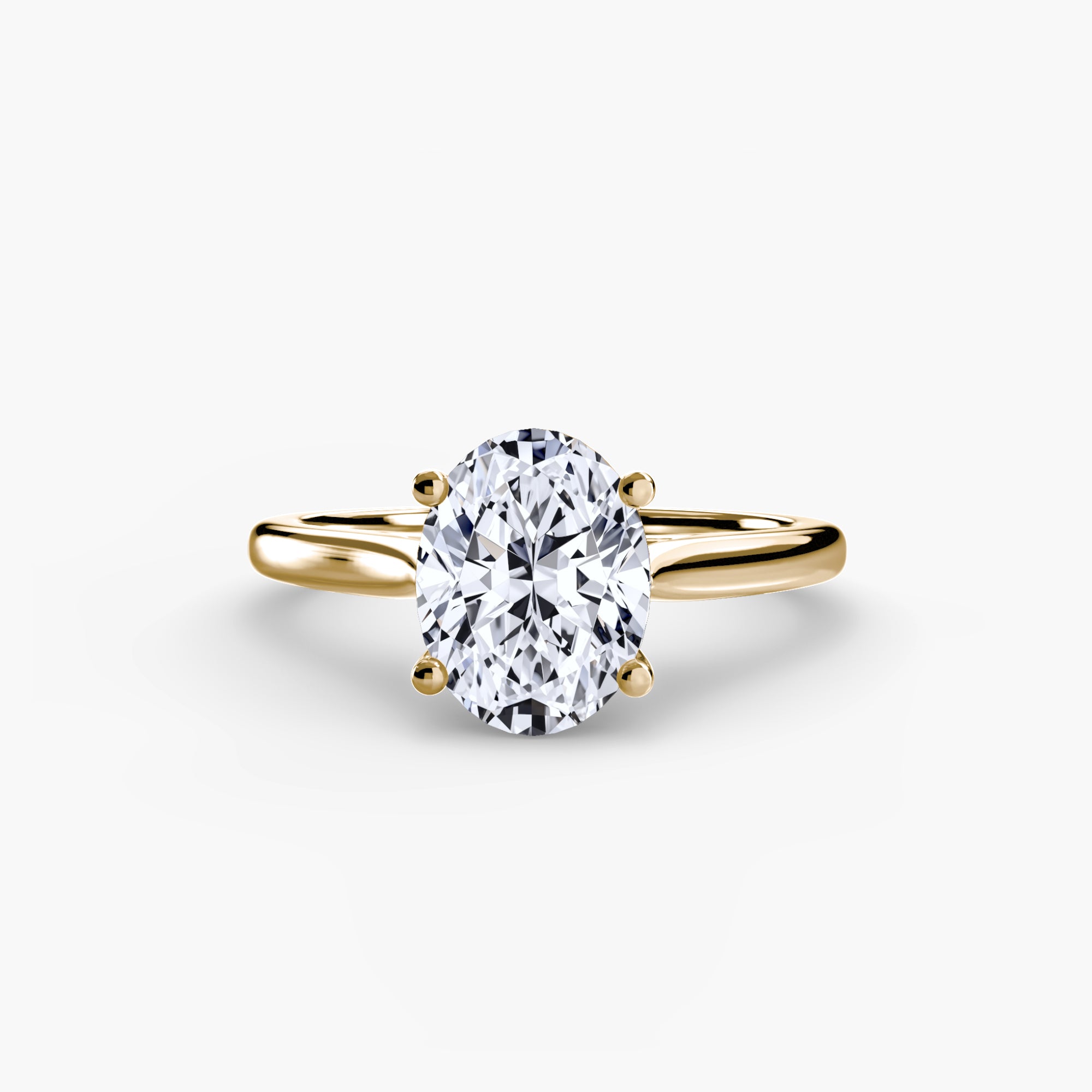 Amour Éternel – Bague de fiançailles solitaire avec diamant