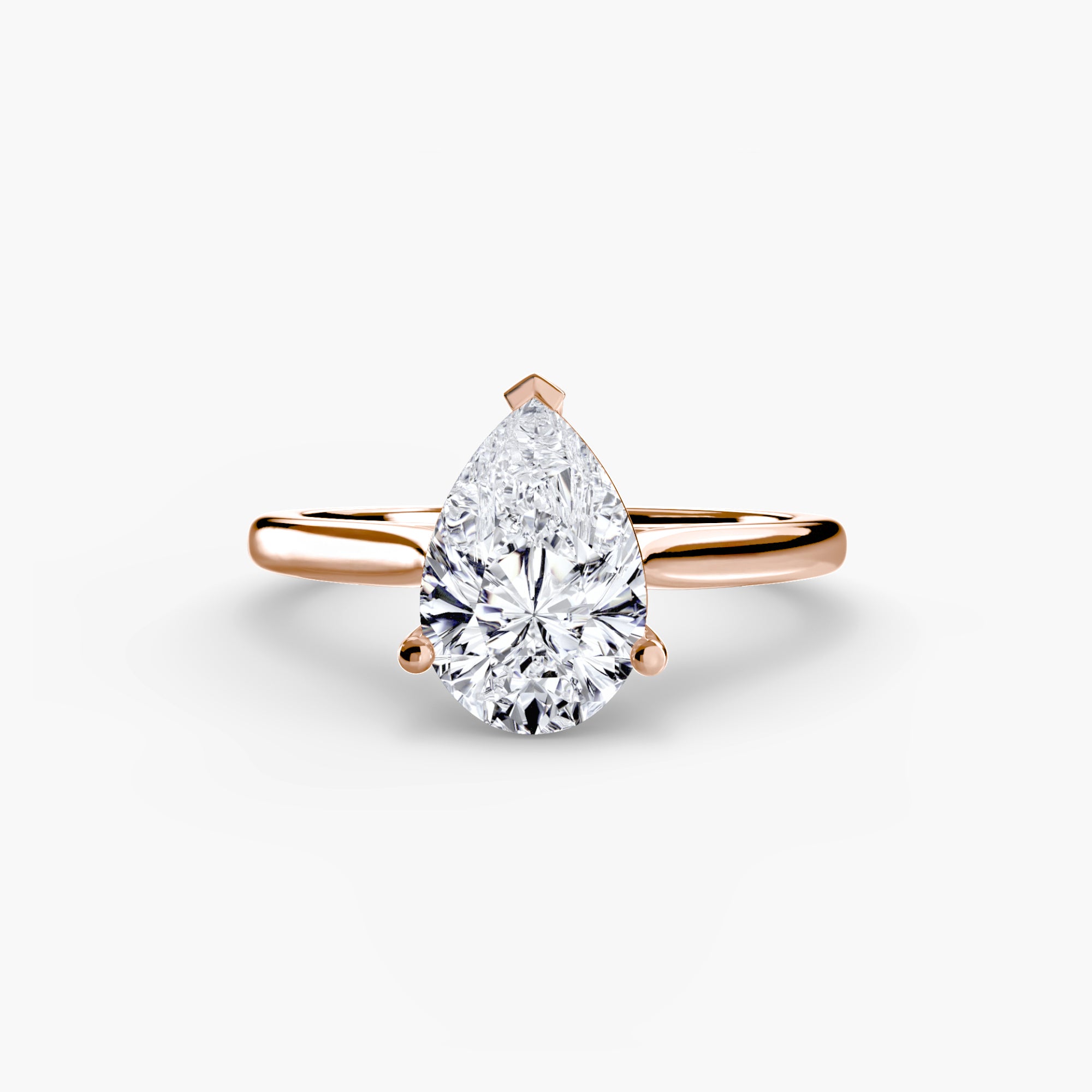 Amour Éternel – Bague de fiançailles solitaire avec diamant