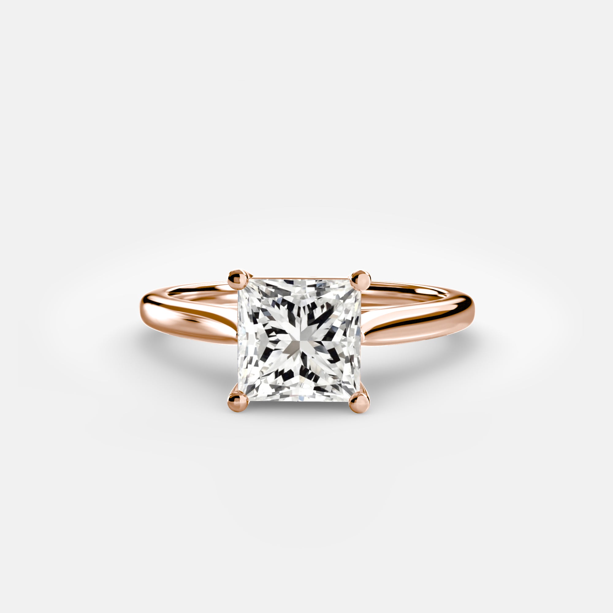 Amour Éternel – Bague de fiançailles solitaire avec diamant