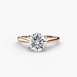 Amour Éternel – Bague de fiançailles solitaire avec diamant