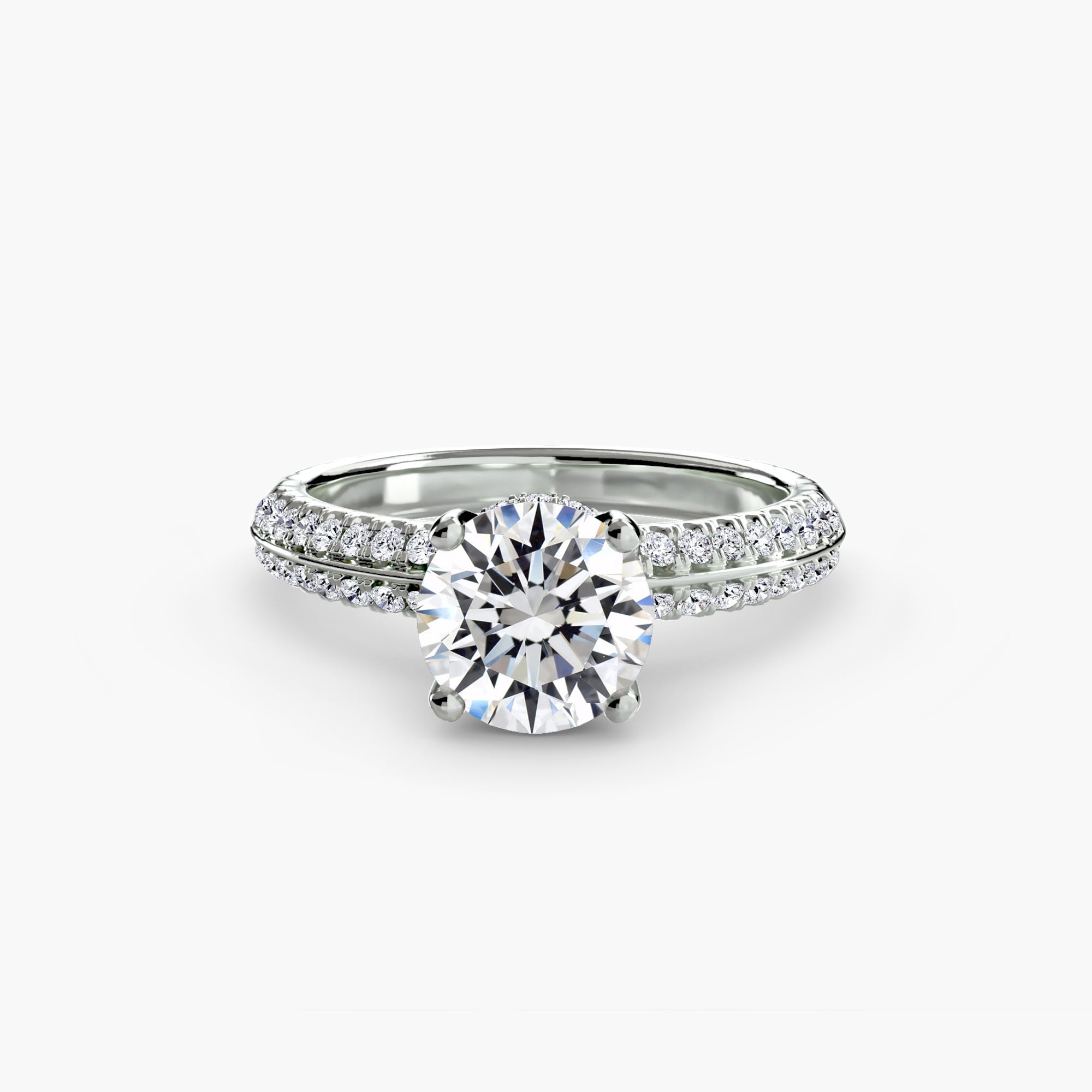 Solitaire avec pavé