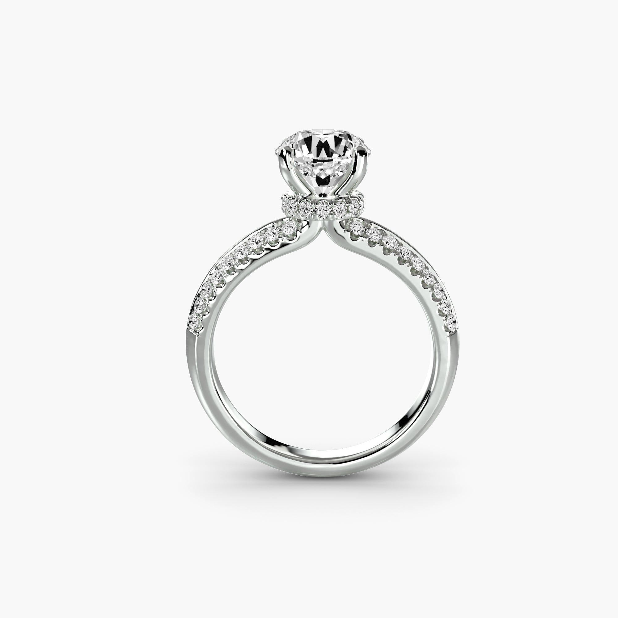 Solitaire avec pavé