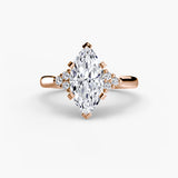 Solitaire avec épaules groupées 2