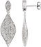 Boucles d'oreilles style pavé