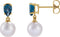 Boucles d'oreilles en perles