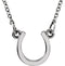 Sterling Silver Tiny Posh® Horseshoe 16-18