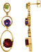 Boucles d'oreilles géométriques dégradées