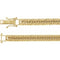Chaîne gourmette 18K 6,2 mm