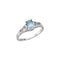 Bague en or 14 carats avec imitation pierre de naissance de mars