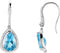 Boucles d'oreilles style halo