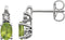 Boucles d'oreilles ornées de pierres de naissance