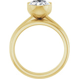 14K Yellow Gold 2 1/2 CTW Lab-Grown Diamond Engagement Ring