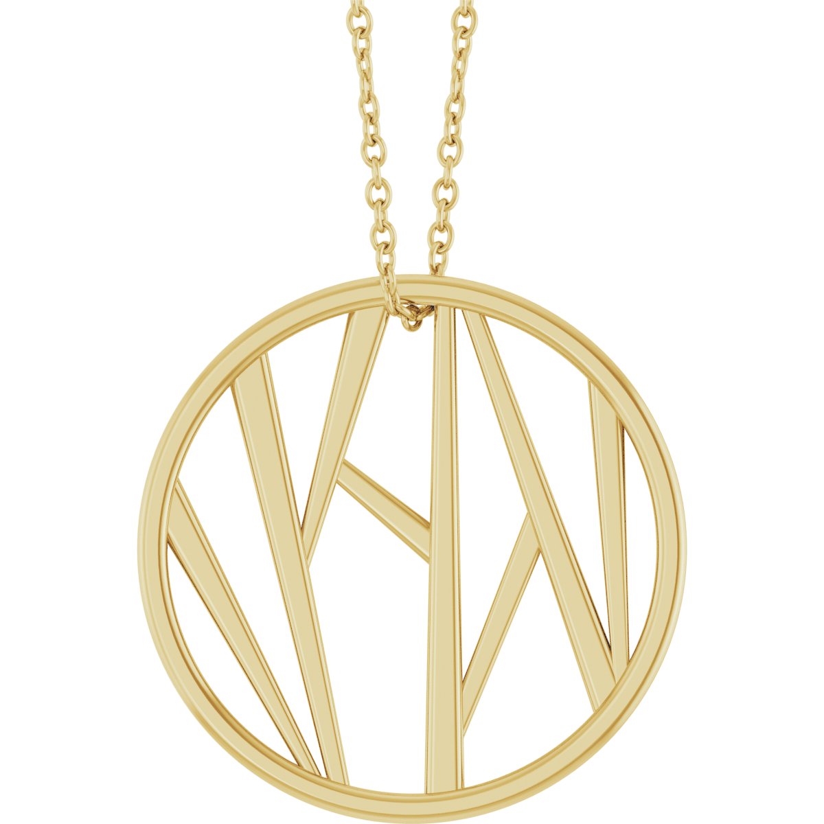 14K Yellow Gold Family 16-18" Necklace