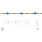 Chaîne à maillons de 14K 0,08 mm