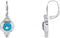 Boucles d'oreilles à accents d'inspiration vintage