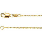 Chaîne Raso 14K 1 mm