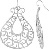 Boucles d'oreilles en filigrane