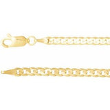 Chaîne gourmette 14K 3 mm