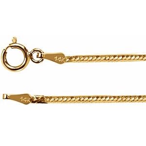 Chaîne à chevrons 14K de 1,5 mm