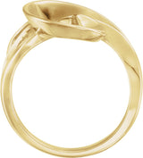 14K Yellow Gold Freeform Ring