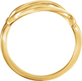 14K Yellow Gold Freeform Remount Ring