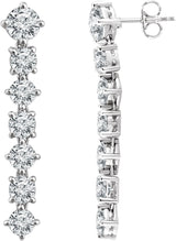 Boucles d'oreilles pendantes dégradées
