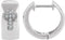 Boucles d'oreilles créoles croisées