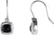 Boucles d'oreilles serties clos accentuées