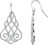 Boucles d'oreilles en filigrane