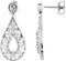 Boucles d'oreilles en filigrane ornées