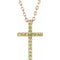 Collier croix fine 16