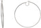 Boucles d'oreilles créoles intérieures-extérieures